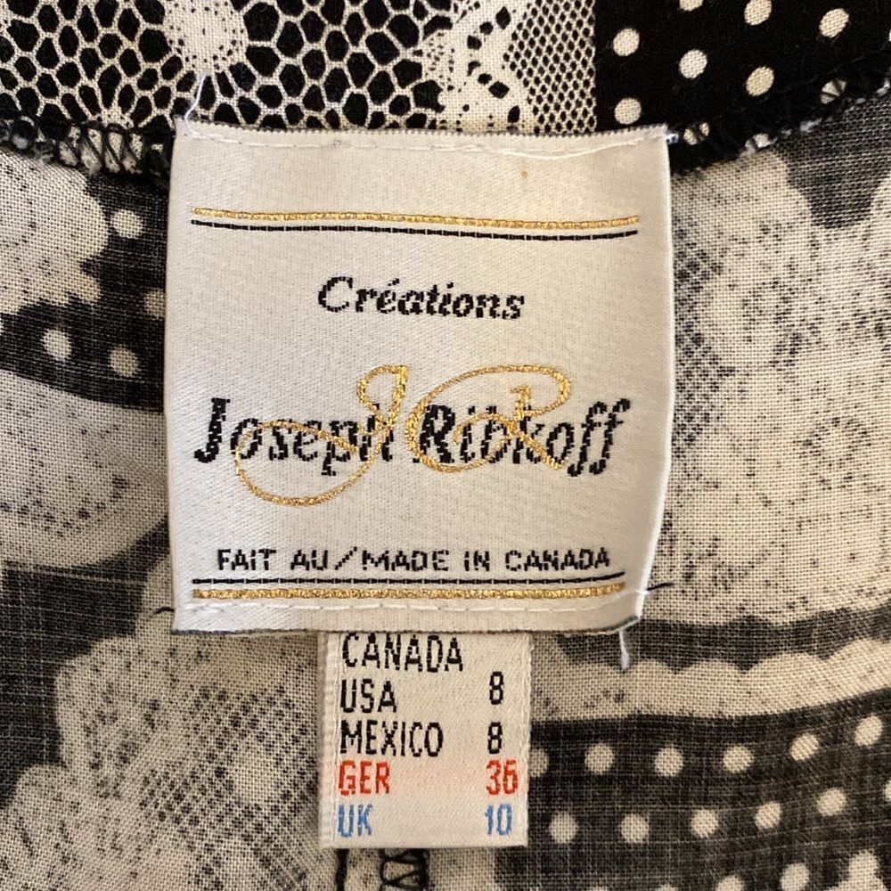 Vintage 90's Black & White Patchwork Print Jumpsuit / Playsuit - Picture 10 of 15
